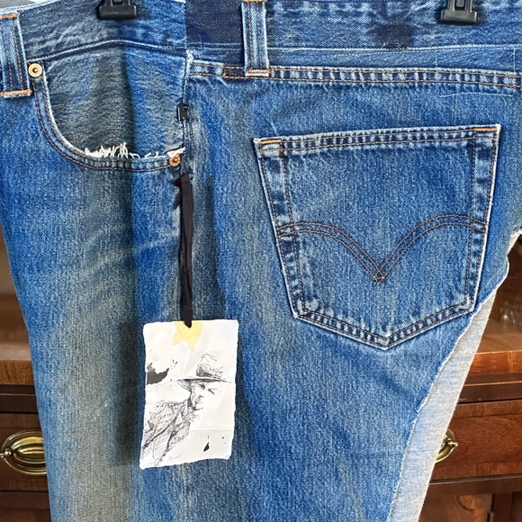 Greg Lauren 50/50 Levi & Joggers - Picture 6 of 9